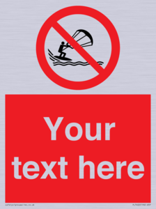 Custom No kite surfing